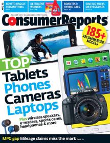 Consumer Reports - TOP Tablets, Phones, Cameras, Laptops and Many More (August 2013)