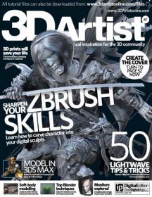 3D Artist - 50 LightWave Tips & Tricks + Sharpen Your Zbrush Skills (Issue 67, 2014)