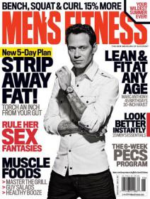 Men's Fitness USA - New 5 Day Plan + Strip Away Fat + lean & Fitat Any Age +The 6 Week Pecs Program (June 2014)