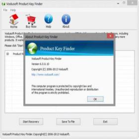Vodusoft Product Key Finder 6.0.0.10 + Patch