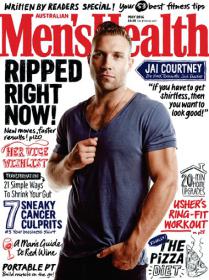 Men's Health - Get Ripped Right NOW + Usher's Ring Fit Workout (May 2014 AU)