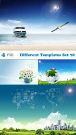 PSD - Different Templates Set 78