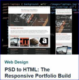 Tutsplus - PSD to HTML - The Responsive Portfolio Build