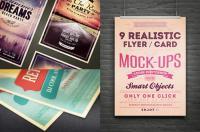 Creativemarket Realistic Flyer Card Mock-Ups Vol.1 12102