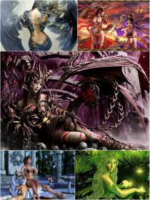 30 Sexy Fantasy Mythical Girls 3D Super Wallpapers