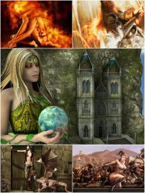 30 Sexy Fantasy Mythical Girls 3D Super Wallpapers