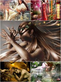 30 Sexy Fantasy Mythical Girls 3D Super Wallpapers