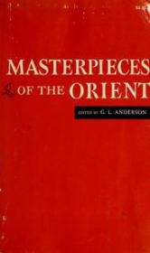 Masterpieces of the Orient (Art Literature)
