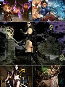 30 Sexy Fantasy Mythical Girls 3D Super Wallpapers