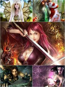 30 Sexy Fantasy Mythical Girls 3D Super Wallpapers