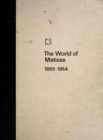 The World of Matisse 1869-1954 (Art Ebook)