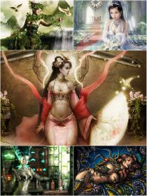 30 Sexy Fantasy Mythical Girls 3D Super Wallpapers