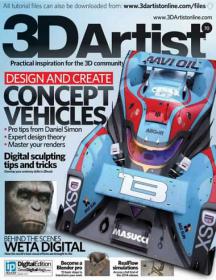 3D Artist - Design and Creat concept Vehicles (Issue 70, 2014)