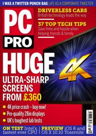 PC Pro - Huge 4K Ultra - Sharp Screens September 2014