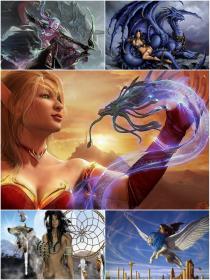 30 Sexy Fantasy Mythical Girls 3D Super Wallpapers