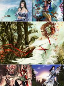 30 Sexy Fantasy Mythical Girls 3D Super Wallpapers