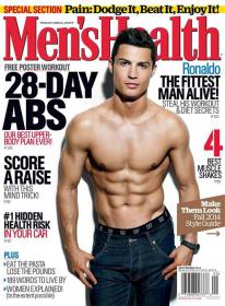 Men's Health USA - Ronaldo The  Fittest Man Alive Steal His Workout & Diet Secrets  + 28 - day ABS + 4 Best Muscle Shakes September 2014 (HQ PDF)