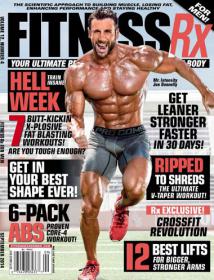 Fitness Rx for Men - Get in Your Best Shape Ever and + Get Leaner Stronger Faster in 30 Days (September 2014)
