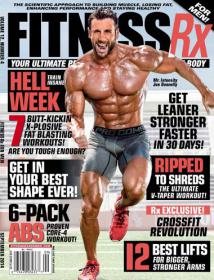 Fitness Rx for Men - 7 Butt-Kickin X-Plosive Fat Blasting Workouts + 12 Best Lifts For Bigger, Stronger Arms and More (September 2014)