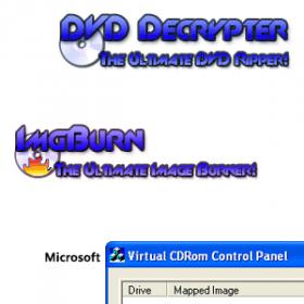 DVD Decrypter, ImgBurn, Virtual Drive (Installer and Portable)
