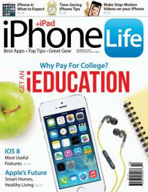 IPhone Life -  Why Pay for Colege  Get i Education (Vol.6 No.5 2014)
