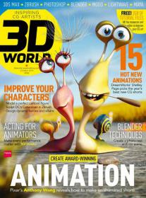 3D World - Create Award Winning Animations (October 2014)