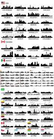 Cities Skyline Vector