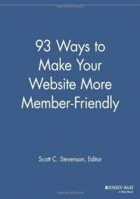 93 Ways to Make Your Website More Member Friendly