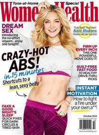 Women's Health USA - Crazy - Hot ABS in 15 Minutes +Shortcuts to a Lean, Sexy Belly + Instant Motivation + How to Light A Fire Under Your Own A October 2014