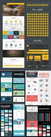 Modern Website Templates Vector