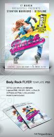 Body Rock CMYC Flyer - Creativemarket