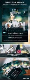 GraphicRiver - Sin City Party Flyer