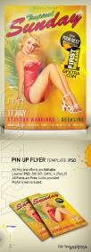 PIN UP Flyer - Creativemarket