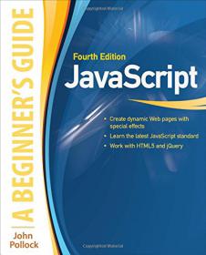 JavaScript A Beginnerâ€™s Guide, 4th Edition[A4]
