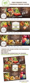 Graphicriver Organic Food Facebook Covers 8987357