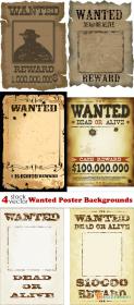 Vectors - Wanted Poster Backgrounds