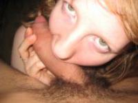 Nude Amateur Photos - Horny Blonde Homemade Blowjob