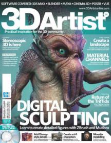 3D Artist - Digital Sculpting + Learn to Create Detailed Figures With Z Brush and Mudbox (Issue No. 14)