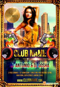 Club Name - Party Flyer Template