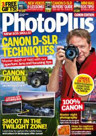 PhotoPlus  The Canon Magazine - Canon D-SLR Techniques + Master Depth of field With Our Aperture , Lens and Focusing Tips (December 2014)