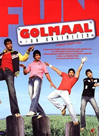 Golmaal Fun Unlimited (2006) 1080p WEBRip x264 Hindi DD 5.1 ESub - SP3LL