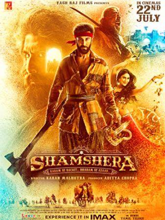 Shamshera (2022) Hindi 1080p HDCAM Rip x264 AAC [3.5GB]- CineVood